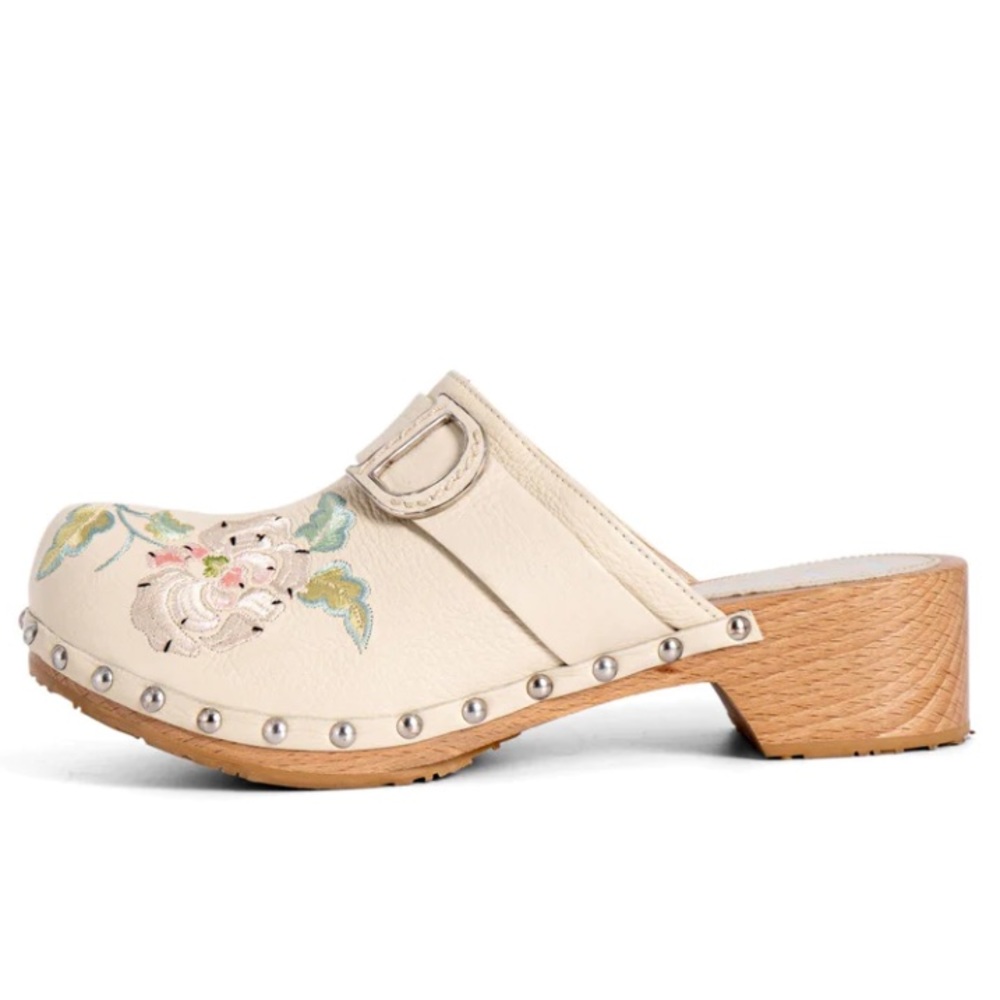 Christian Dior Embroidered Floral
Wooden Mules Size 35 - Picture 4 of 16